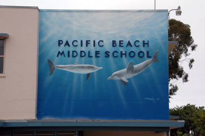 pacific beach middle school mural