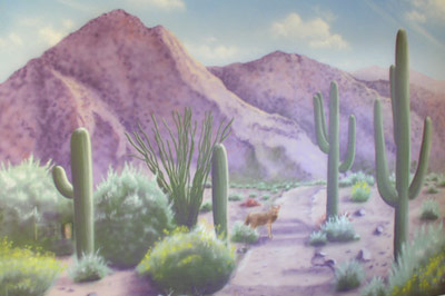 desert mural