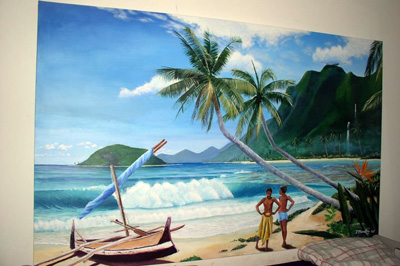 island mural